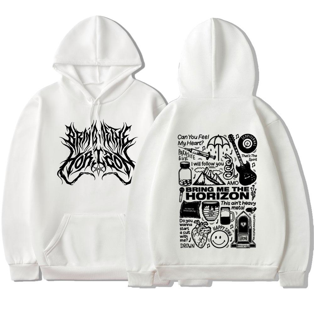 

BMTH BringMe TheHorizon Merch Hoodies Heavy Metal Rock Band Oversized Sweatshirts Men Women Clothing Casual Vintage Jackets Coat S