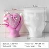 Hand Held Simulation Heart Silicone Mold DIY Aroma Candle Plaster Resin Mold Handmade Soap Candle Making Supplies