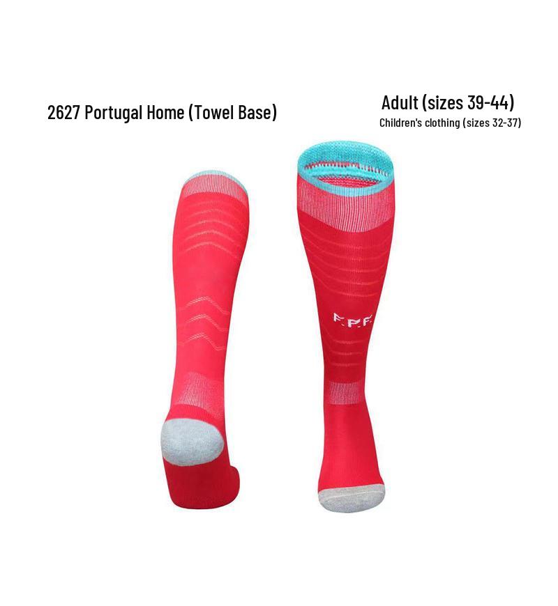 World Cup Over-the-Knee Football Socks - Argentina & Miami Barca Design for Adults & Kids