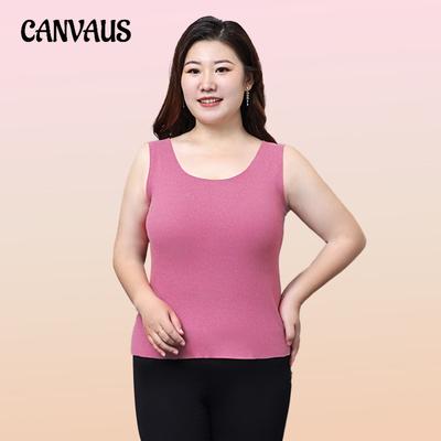 Extra Maat Dames Warm en Dik Velvet Herfst- en Winterkleding Een Verwarmd Vest