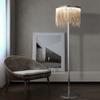 Post-Modern LED Floor Lamp Chrome Metal Living Room Bedroom Lighting Fixtures Art Deco Nordic Standing Luminaria