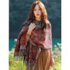 Skin Friendly And Breathable Warm And Versatile Home, Autumn And Winter Women'S Travel Shawl, Thick Cloak, Air Conditioning Blanket