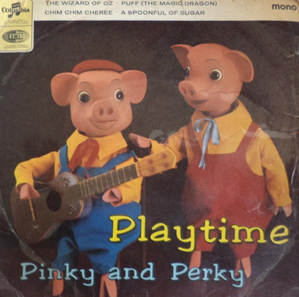 

7inch Record PINKY & PERKY - Playtime SEG8486 COLUMBIA 1966 UK Children s Used