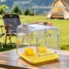 Portable Outdoor Bird Carrier Bag Travel Cage for Budgies Lovebirds Parakeets Convenient Handle Parrot Travel Bag Bird Toy
