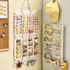 Wall-Mounted Hair Accessory Organizer and Display Rack