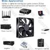 Gdstime PC Fan 120MM Cooling Fan 12025 24V 12V DC Brushless Axial Fan USB Computer Case Fan Dual Ball 48V 5V CPU Cooler PWM FG