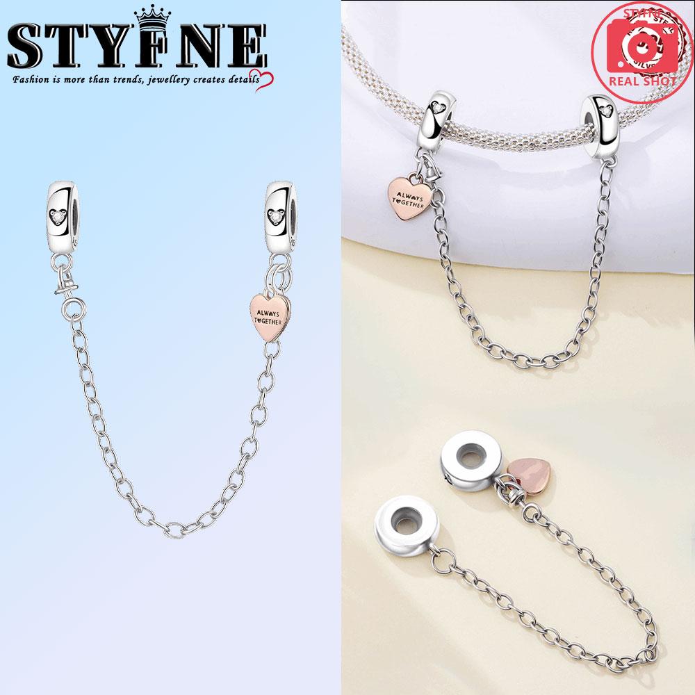 Copper Couple Gesture Heart Lock Key Combination Charms Beads Pendant For Original Bracelet Woman Girl Jewelry