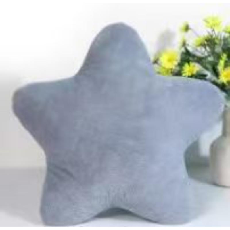 Ins Star Throw Pillow Super Soft Cute Stuffed Toy Sleeping Pillow Soft Girl Gift Girl Heart Cream Pink