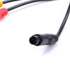 Car Reverse Backup Camera 4-pin Male To Female Connector For Rca Cvbs Wire Signal Power Adapter Harness 1pc B7u6