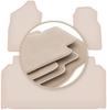 PREMIUM Beige Floor Mats For: Dodge RAM 1500 Long 2019