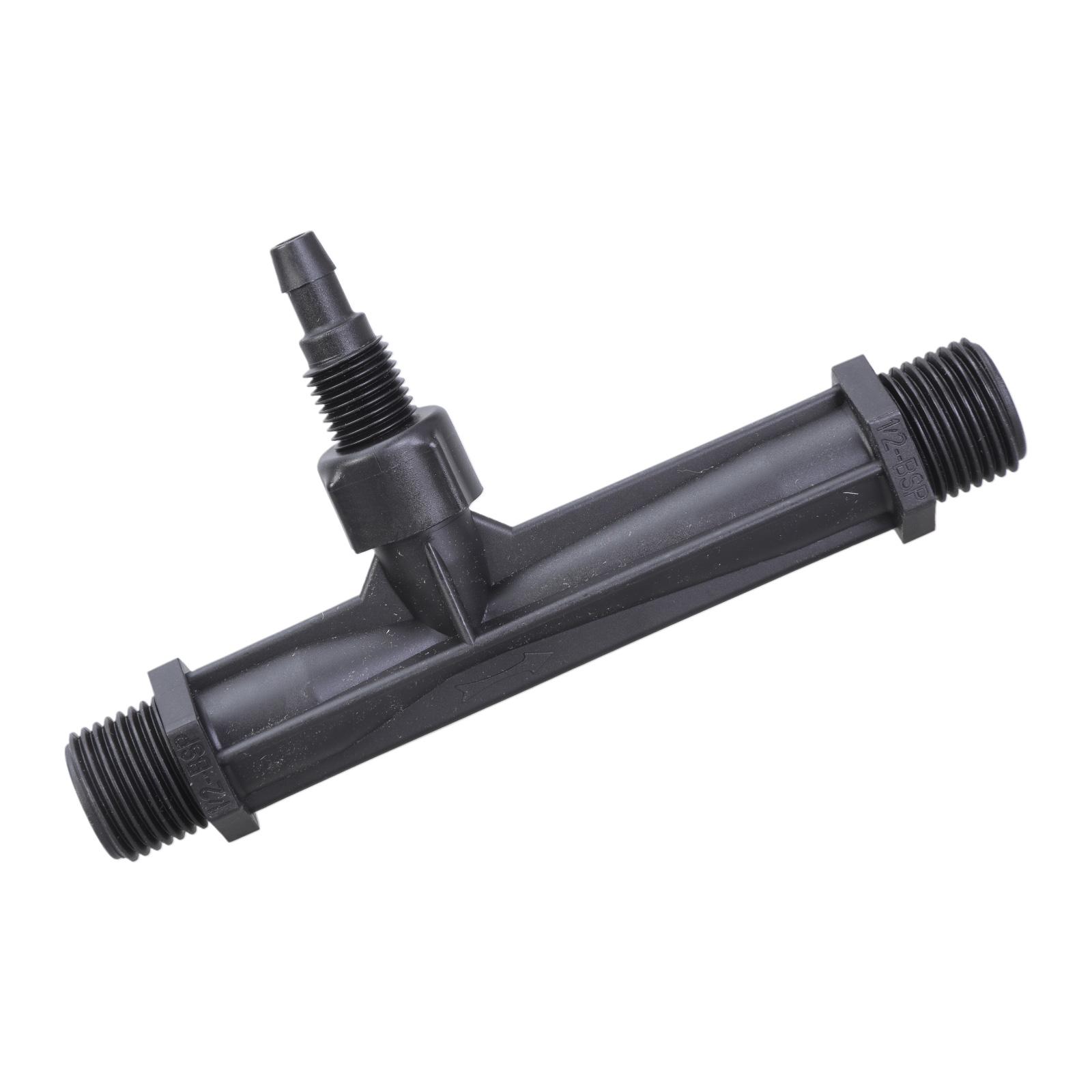 

Легко устанавливаемая черная пластиковая трубка Вентури для внесения удобрений для эффективных садовых ирригационных систем A