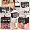 PVC Storage Box 9 Grids Drawer Organizer Box Desktop Drawer Organizer  For Jewelry Cosmetics