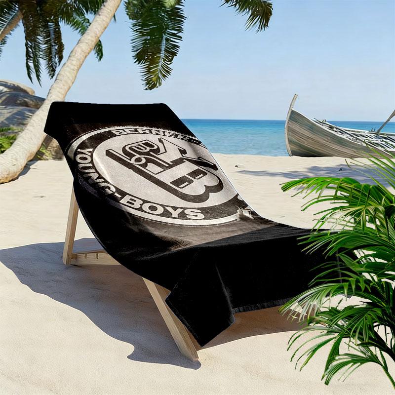 Young Boys Print Beach Towel, Large Soft Quick Dry Towel for Beach Camping Swimming