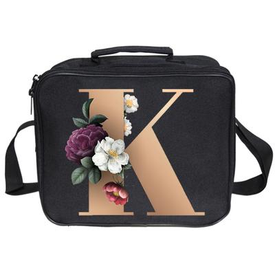 Nouveau sac à déjeuner imprimé 26 lettres grande capacité multi-poches sac boîte à déjeuner