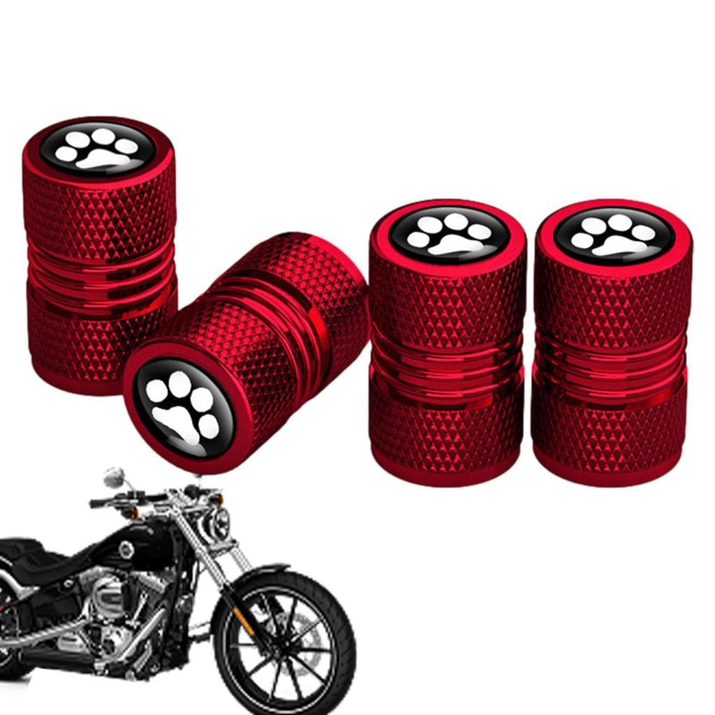 Generic Stem Caps | 4 Pcs Dog Paw Shape Leak Proof Valve Caps |