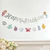 Holographic Mermaid Party Decorations Iridescent Under The Sea Girls Birthday Shell Tableware Plates Cups Tablecloth Baby Shower
