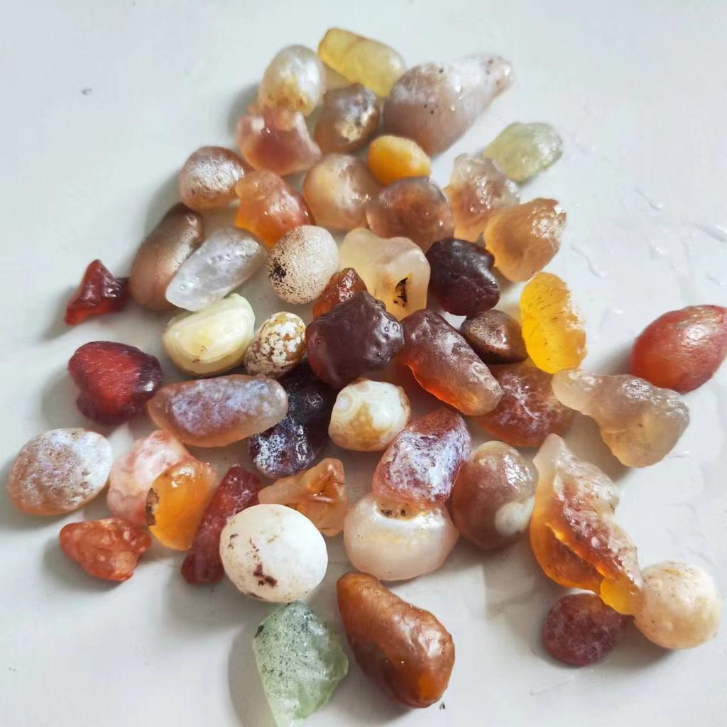 Natural Gobi Agate Beads Stone Beautiful Mineral Home Decoration Stone Energy Crystal Healing for Jewelry Making Bracelet