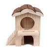 Hamster Hideout House Cute Warm Large Space Rodent Sleeping House for Guinea Pigs Gerbils Rats Small Animals