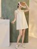 Women's High-End Chinese Style Embroidered A-Line Sleeveless Summer Dress P0185