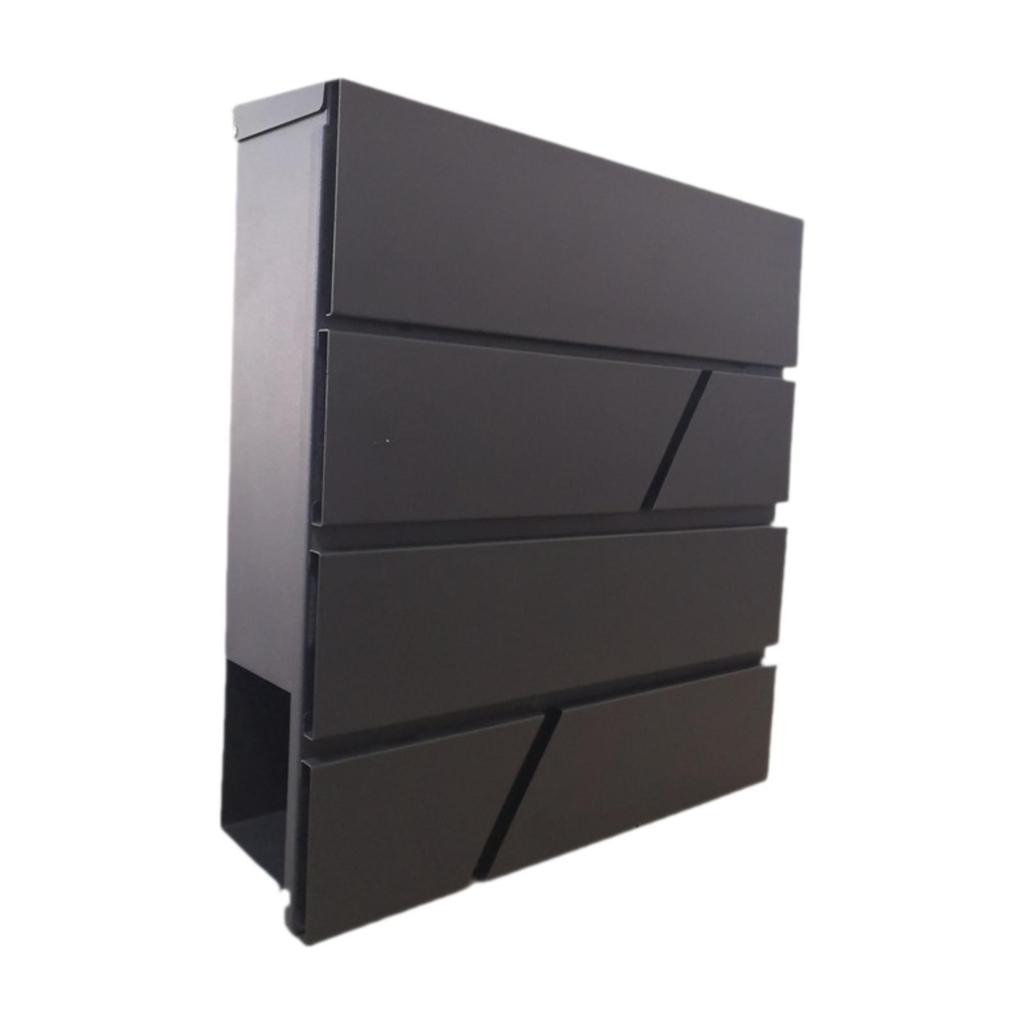 Wall Mount Mailbox Easy to Install Retro Design Weatherproof Mailbox Mailbox for Outside for Daily Letters Newspapers House