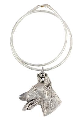 Dobermann, Doberman Pinscher, Dobie - Dog Necklace, Unique Jewellery for the Dog Fan, Unique Adder Pendant by Brand
