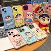 Nuoxi Cartoon Xiaoxin Is Suitable for Apple 11Promax Anti-drop Mobile Phone Case IP11 Large Hole 11 Two-in-one Jelly Case.