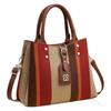 New women's bag bag texture handbag messenger bag shoulder bag embossed cross-border women's bag large-capacity contrasting color bags