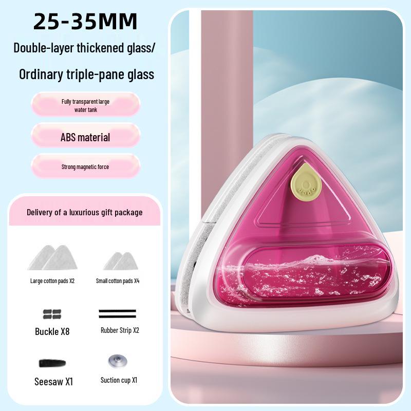 Double-Sided Magnetic Glass Cleaner - Multi-Functional Thickened Glass Wiper