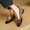 Fashion Women Pumps Low Heel Loafers Genuine Leather Casual Shoes 2025 Spring Ins Slip On Daily Office Lady Fashion Dress Flats Shoes