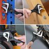 DURATECH Adjustable Wide Adjustable 200mm Maximum Opening with Graduations and Rubber for Water and Motorcycle Machine and Maintenance Wrench,