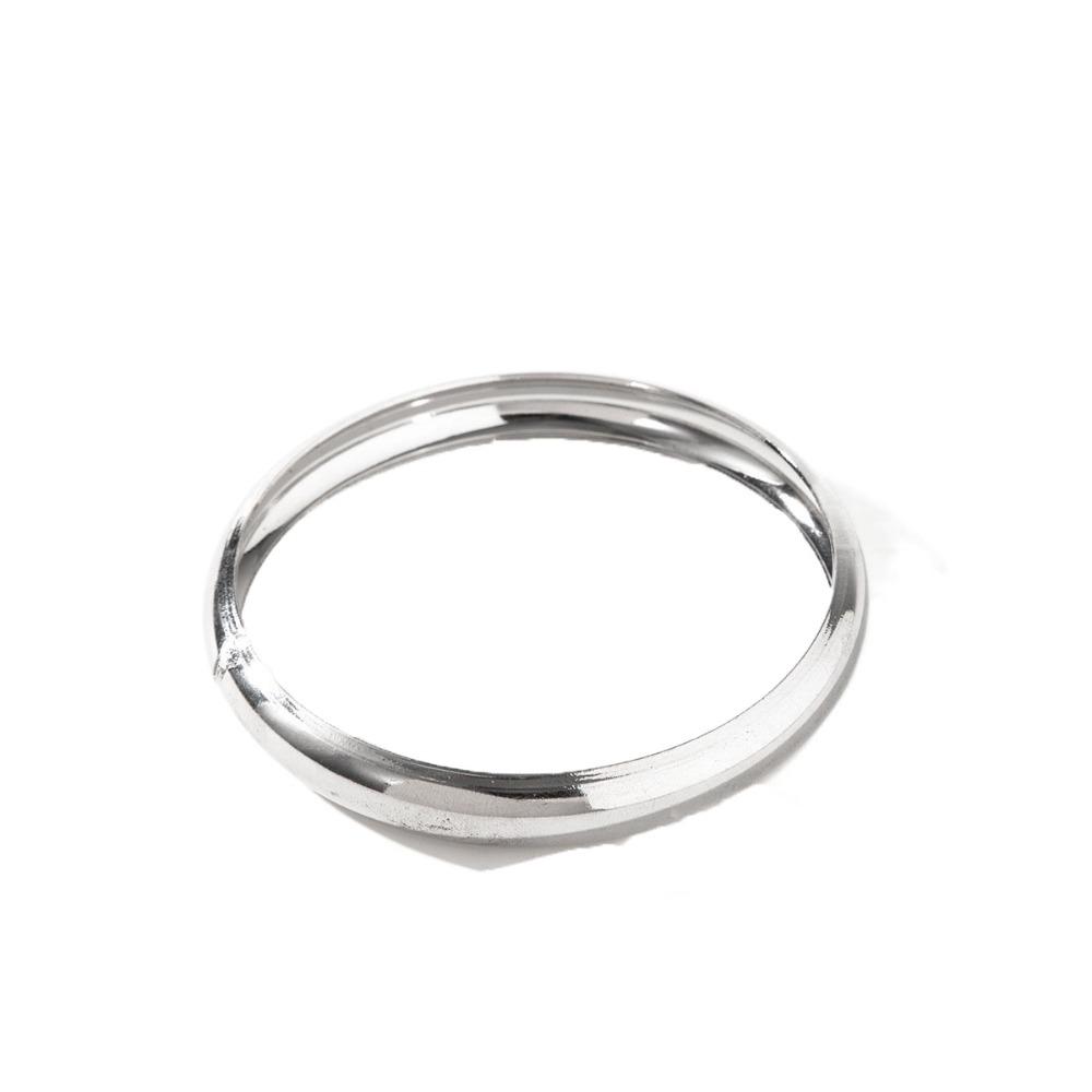 Hip Hop Exaggerate Bangles Geometric Wood Hand Ring Unique Chunky Bracelets Women  Men