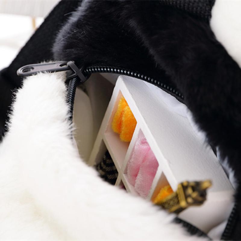 Zaino Panda Ragazze Ragazzi Peluche Borse regalo per bambini Zaini regolabili Borsa per animali di peluche AsiloGiocattoli