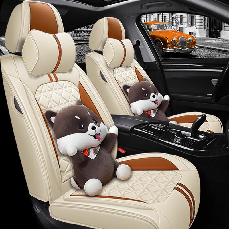 9D All-inclusive Car Seat Cushions Sports Seat Cushions Seat Covers and Interior Accessories Breathable and Waterproof(Only One Front Seat Cover)