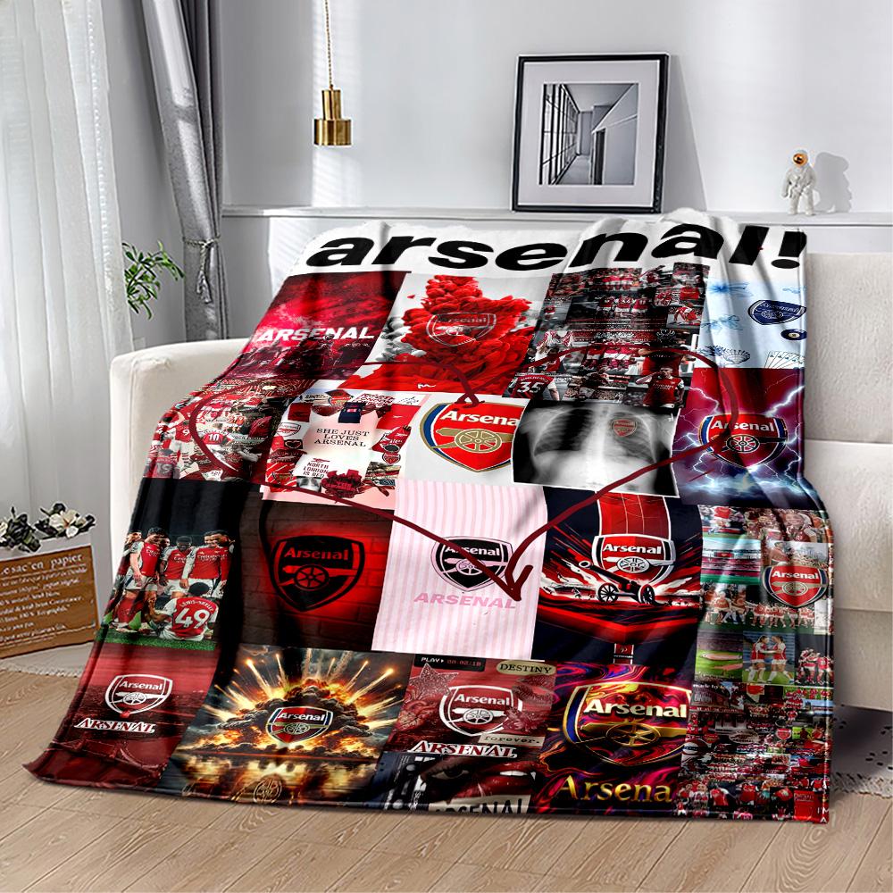 Arsenal Blanket Soft Warm Cozy Perfect for Bed Chair Office Chair All-Season Use Modern Style Best Holiday Gift for Friends Family