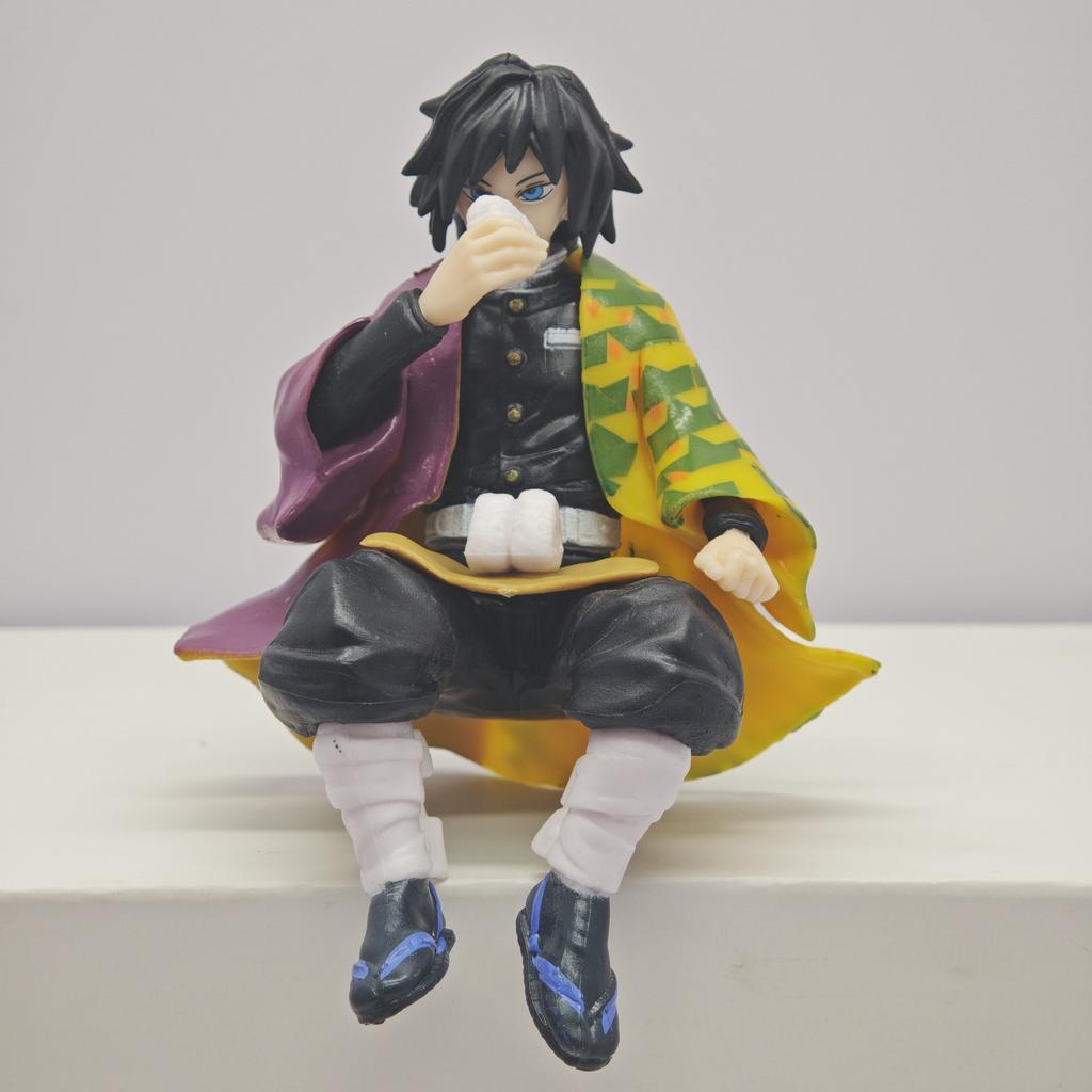 Figurki Akcji Anime Demon Slayer Tanjirou Tomioka GiyuuZenitsu Kochou Nezuko Figurka Anime Kolekcjonerska Lalka Dziecięca Zabawki dla Dzieci SS
