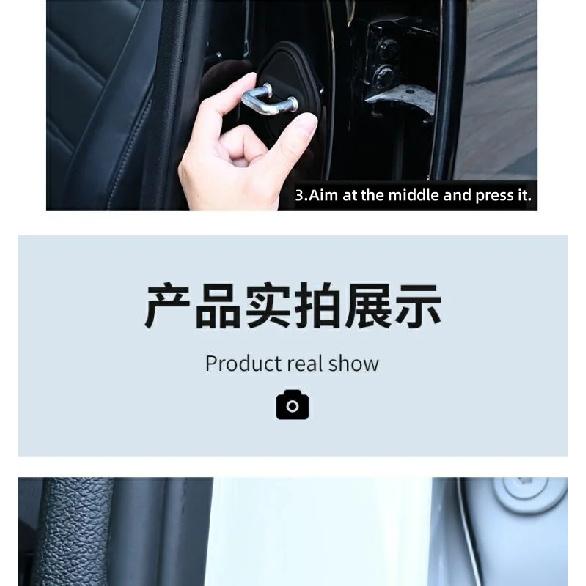 4pcs Car Door Closing Sound Deadener Damper Antirust Protective Covers for Haval H6 H9 H2 M6 Cool Dog Plus Jolion F7X H6-Coupe