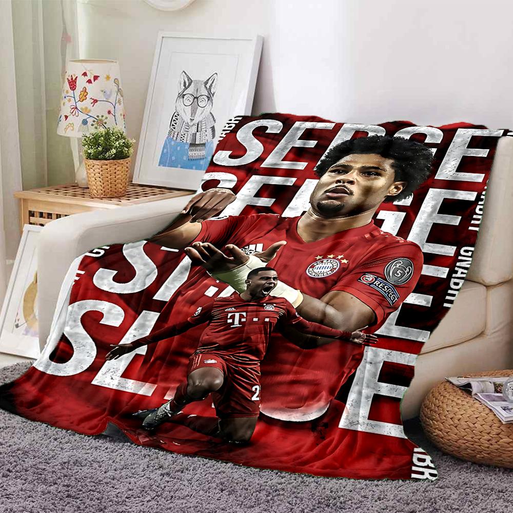 Soccer Celebration Moment Blankets Flannel Printed Breathable Warm Throw Blanket for Home Office Bedspreads 0708a70