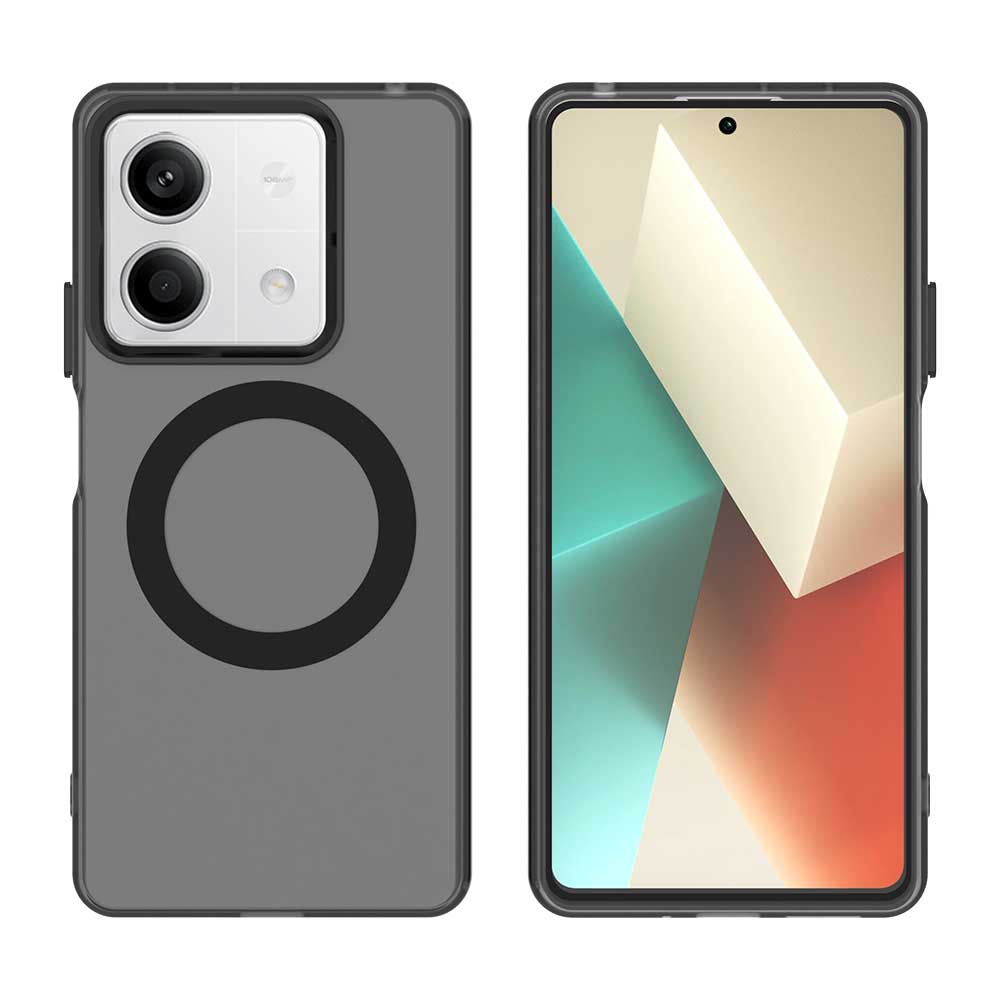 Matný kryt Magsafe pro telefon Xiaomi Poco X6 Neo F6 Pro C75 C61 Ochranný kryt Magnetické bezdrátové nabíjení Nárazuvzdorný zadní kryt