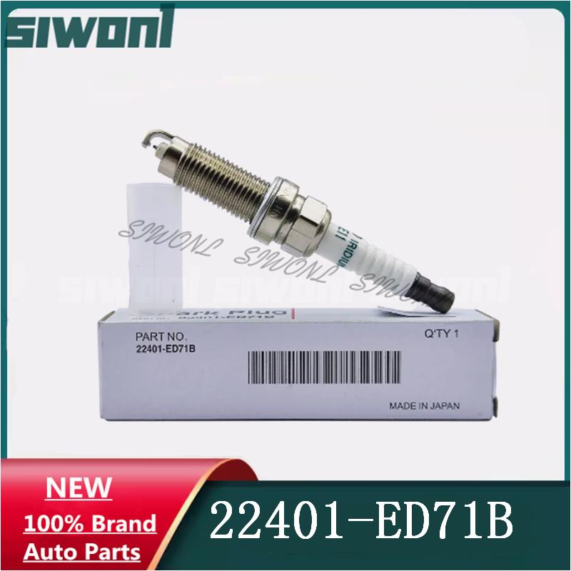 4pcs/lot Platium Iridium Spark Plug For Nissan Juke Versa Micra Tiida X-Trail DILZKAR6A11 22401ED71B 22401-ED71B FXE20HE11