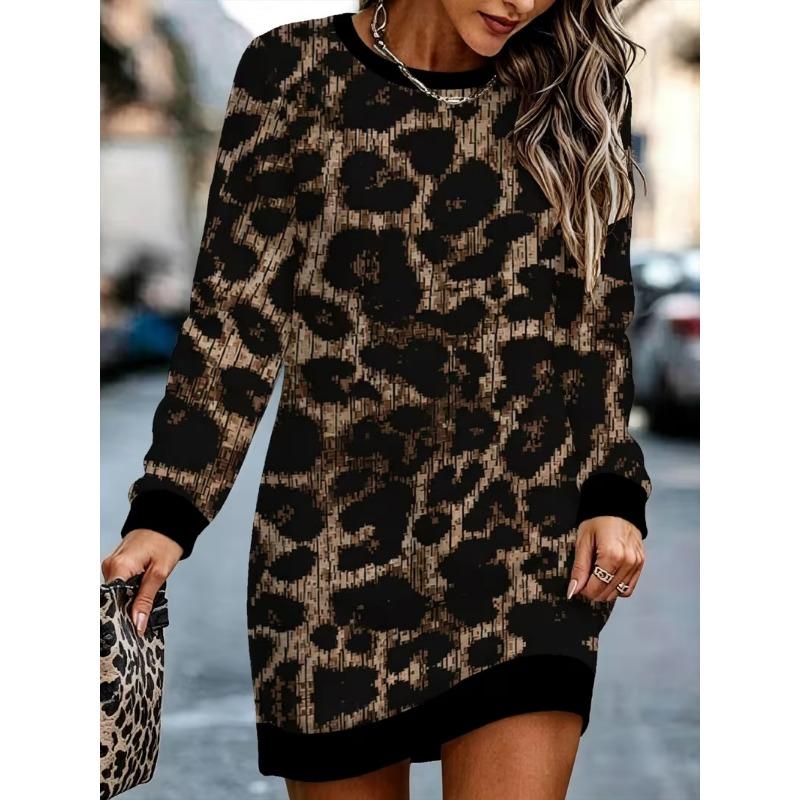 Women's casual fashion long sleeve short skirt