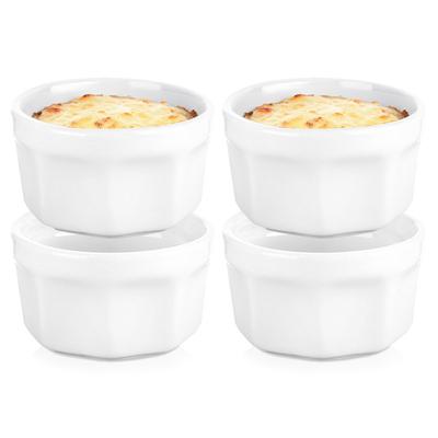 4x Ovenproof Baking Dish Bowl Small Bowl Ramekin Ceramic 40 Ml