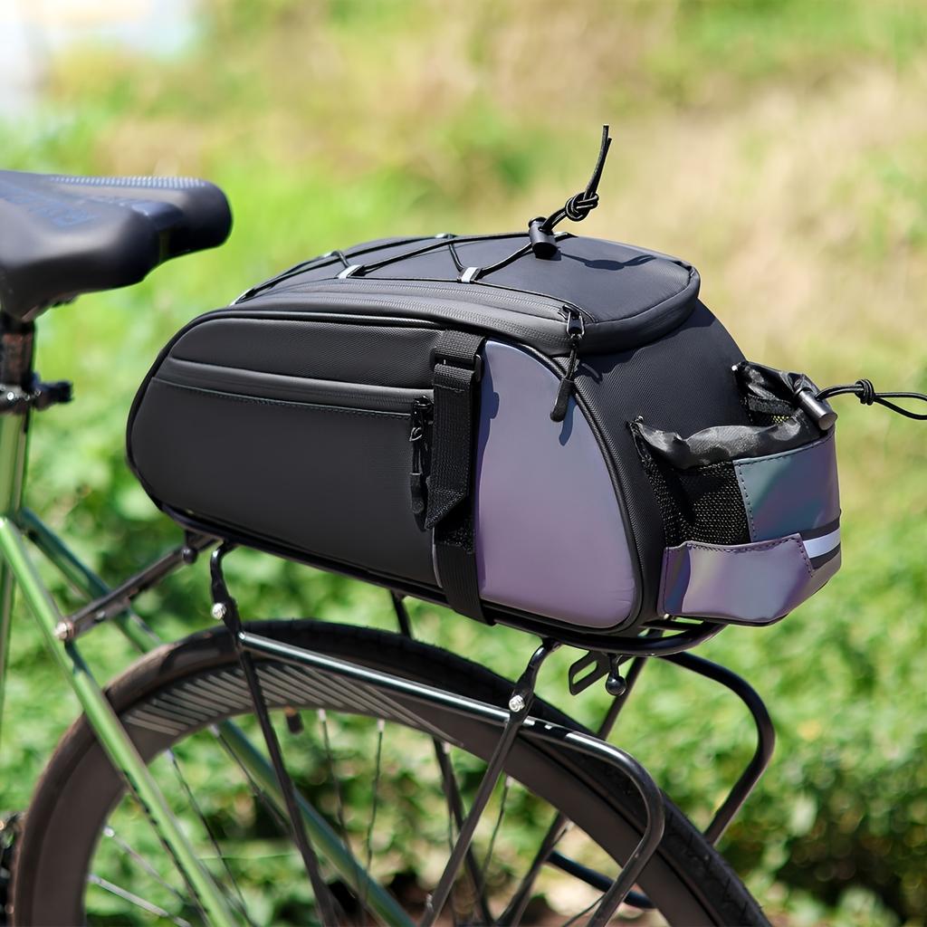 Waterproof and Wear-resistant Bicycle Rear Seat Bag, Ensuring Smooth Travels