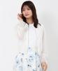 [Misch Masch] Tulle Sleeve Ribbon Blouson  MM518507
