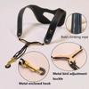 Saxophone Shoulder Strap Adjustable Saxophone Neck Strap Double Shoulder Harness Strap Musical Instrument Accessories