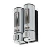 Wall-mounted Soap Dispenser 2-Dispenser (400ml) (Silver)