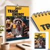 2027 Fun Raccoon Wall Calendar, Animal Hanging Calendar for Home and Room Decor