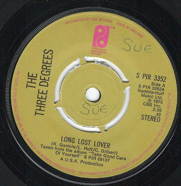 7inch Record THREE DEGREES - Long Lost Lover SPIR3352 Philadelphia In 1975 UK Soul/Funk Used