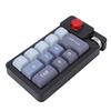 Wired Mechanical Number Pad Type C Hot Swappable Numpad Keyboard with 12 RGB LED Backlight Joystick Roller