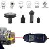 Sonnengetriebener Digitaler Tachometer mit LCD-Anzeige zur Drehmessung von Merkmalen Speicherfunktion und Kontinuierliche Messung (Kontakt/Berührungslos) 5-stellig