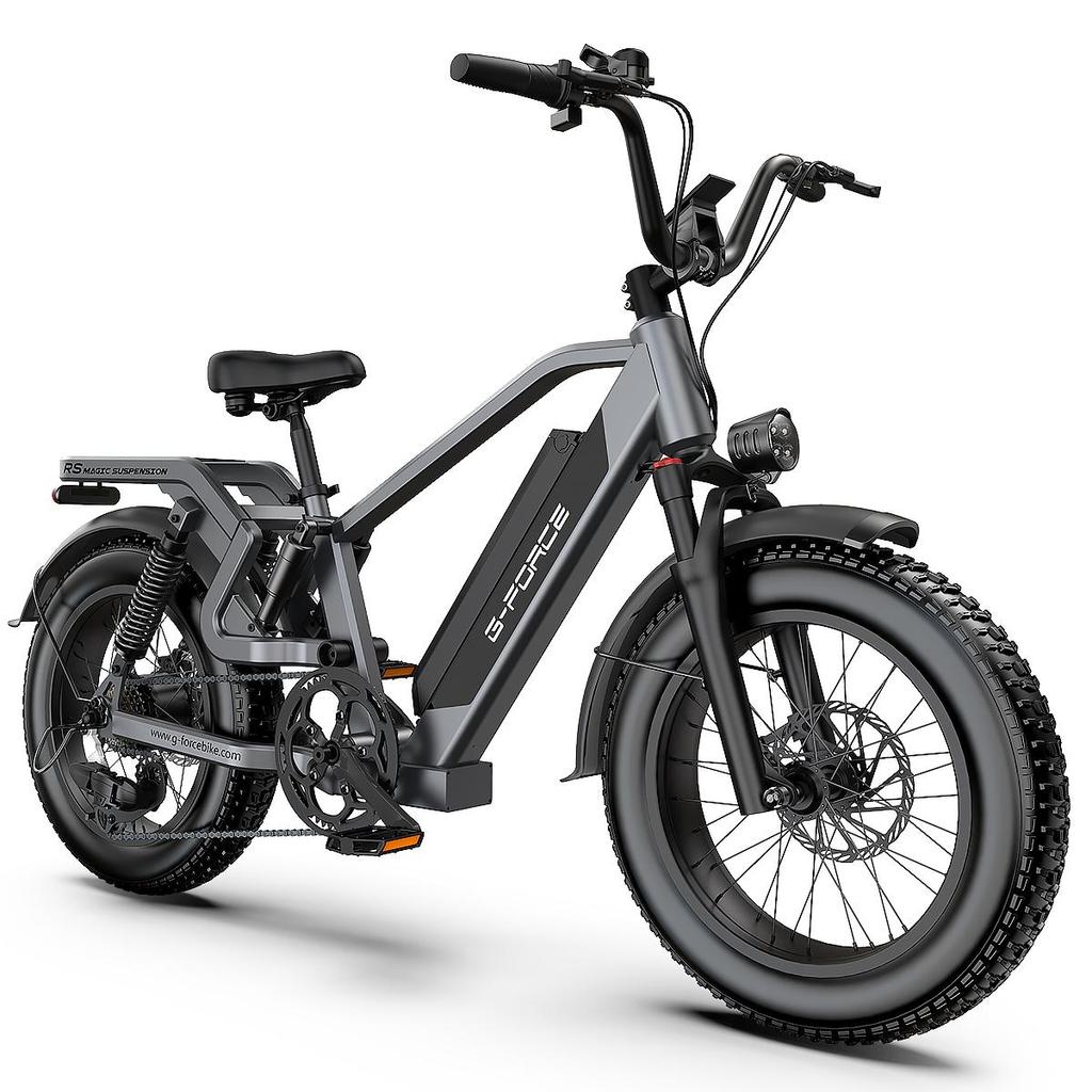 G-FORCE RS Full Suspension Electric Mountain Bike,48V 20Ah Battery, Hydraulic Disc Brakes